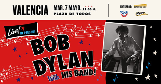 Concierto de BOB DYLAN en Valencia
