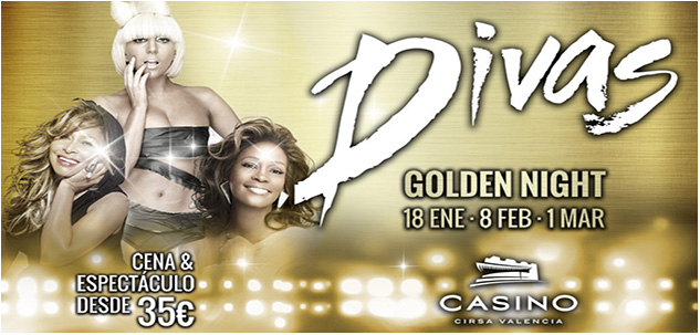 Divas Golden Night: homenaje a las grandes damas de la música en Casino Cirsa Valencia