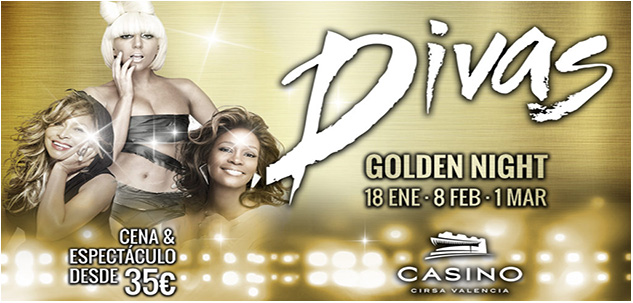 Divas Golden Night: homenaje a las grandes damas de la música en Casino Cirsa Valencia