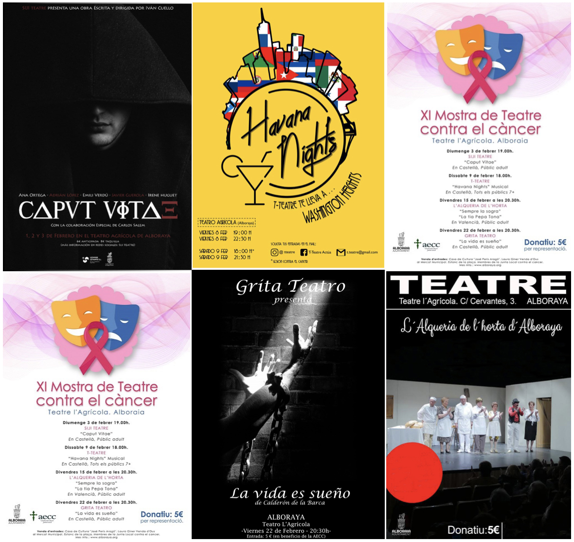 XI Mostra de Teatre contra el Càncer de Alboraia