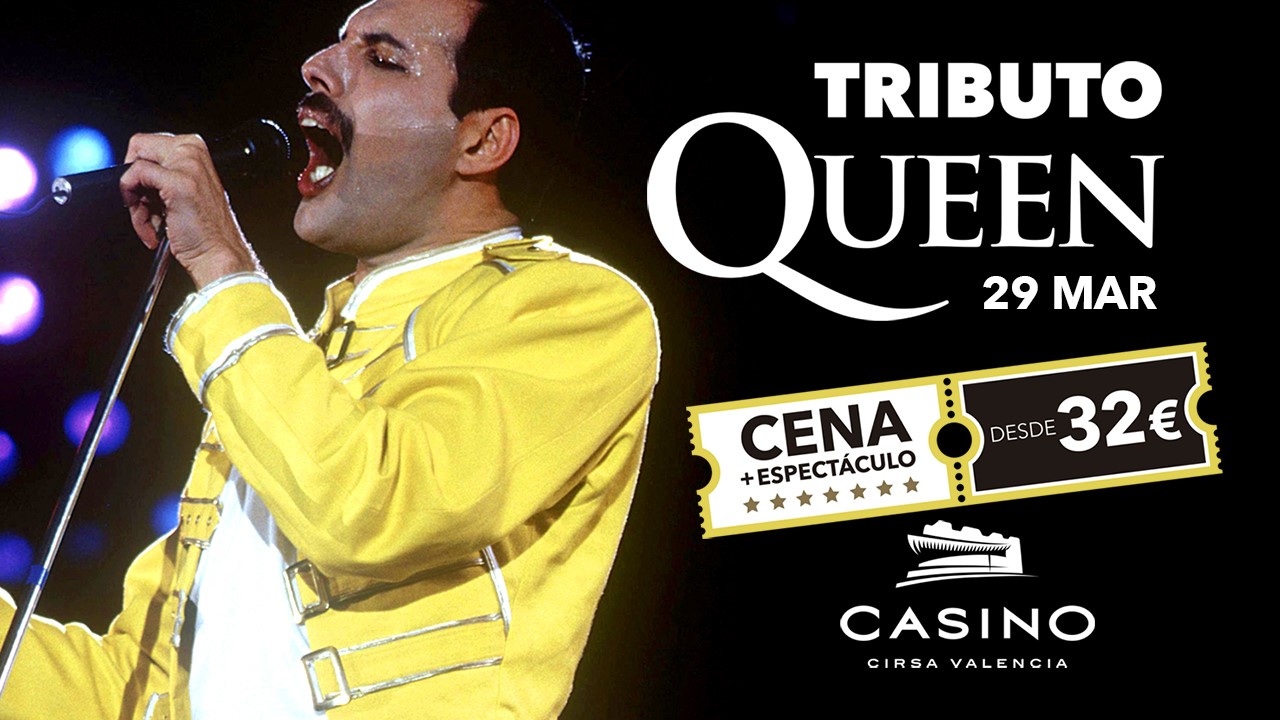 El tributo a Queen, en Casino Cirsa Valencia agota las localidades