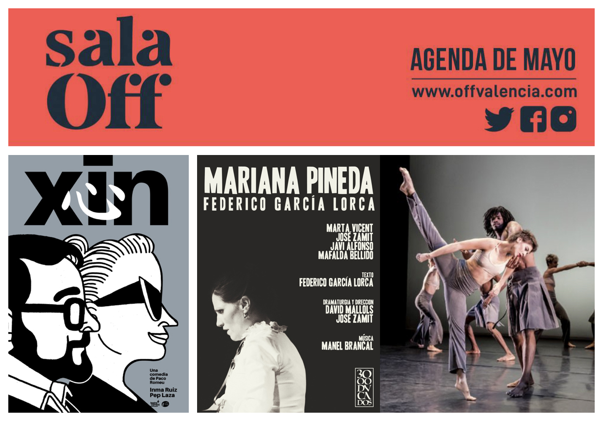 La Sala de teatro OFF en Valencia presenta una programación muy variada durante el mes de mayo