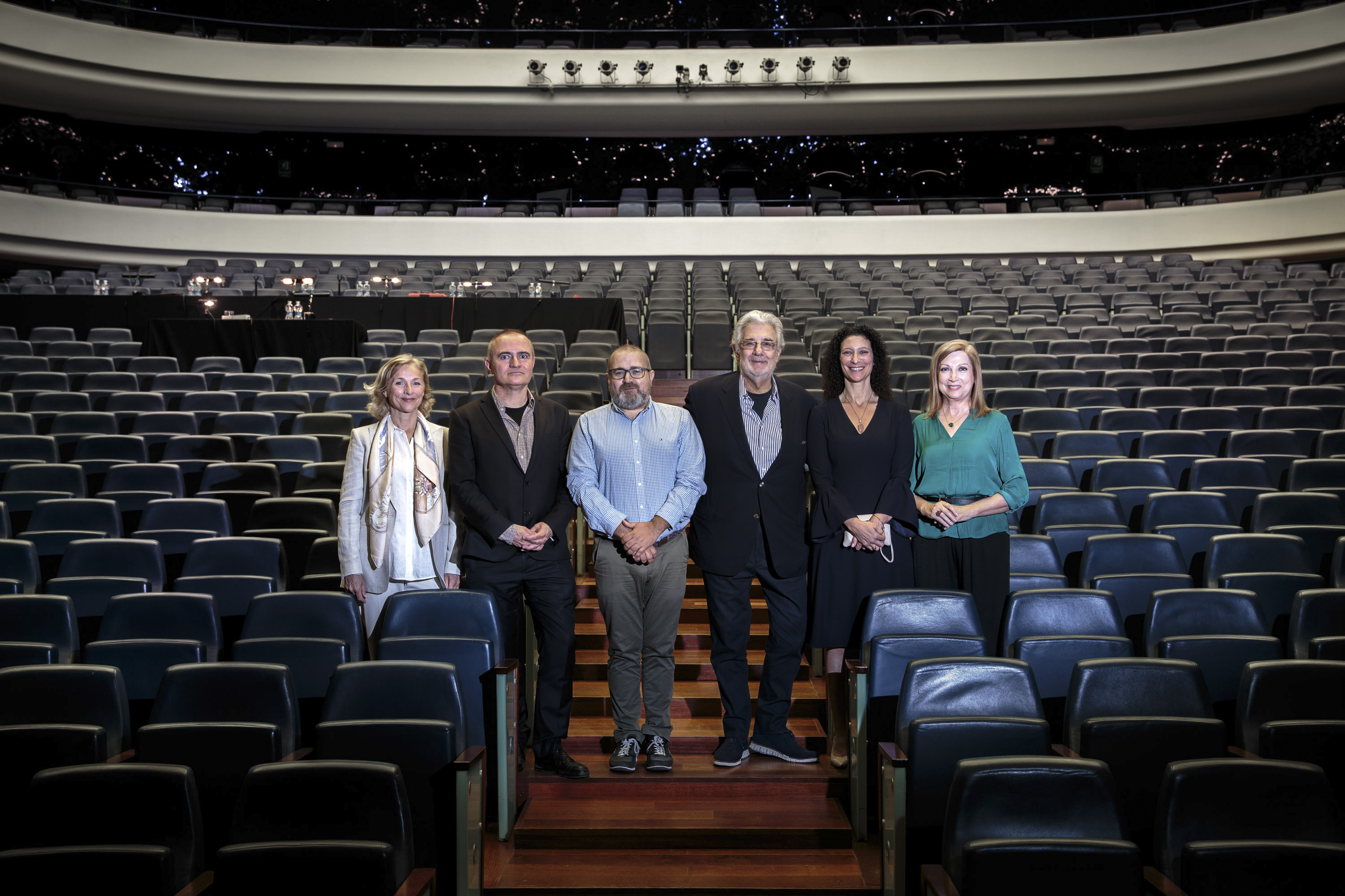 Plácido Domingo preside en Les Arts la final de las audiciones del Centre de Perfeccionament