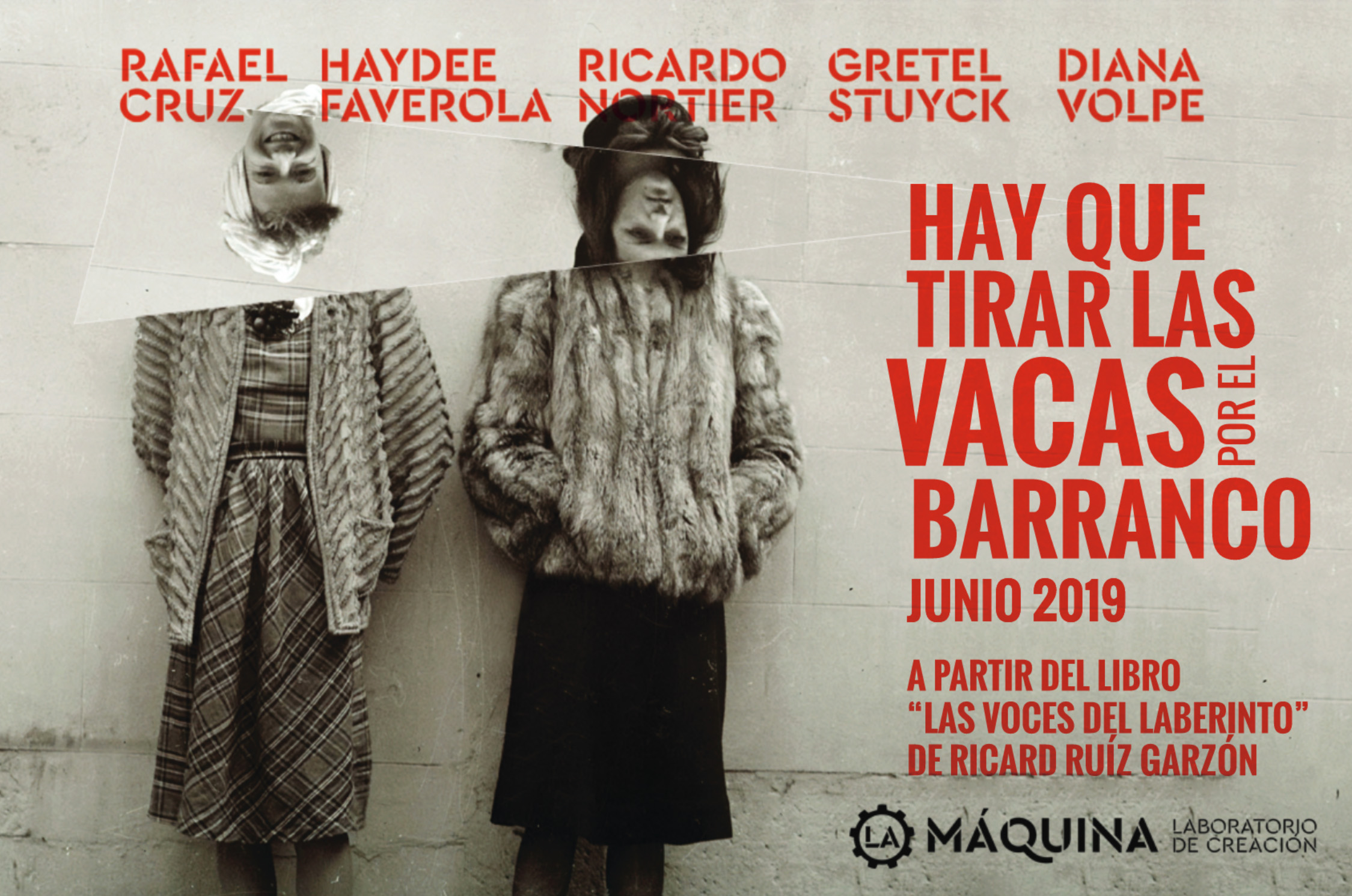 El Teatro La Máquina da voz a la esquizofrenia con el estreno de la obra “Hay que tirar las vacas por el barranco”