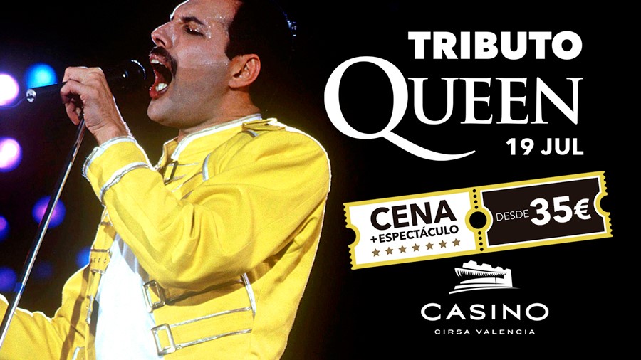 Nuevo tributo a Queen, en Casino Cirsa Valencia