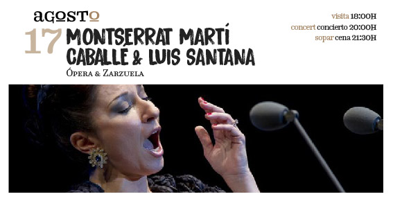Monserrat Martí Caballé cerrará el  festival  “Música en Sant Jeroni” con el cartel de  ENTRADAS AGOTADAS