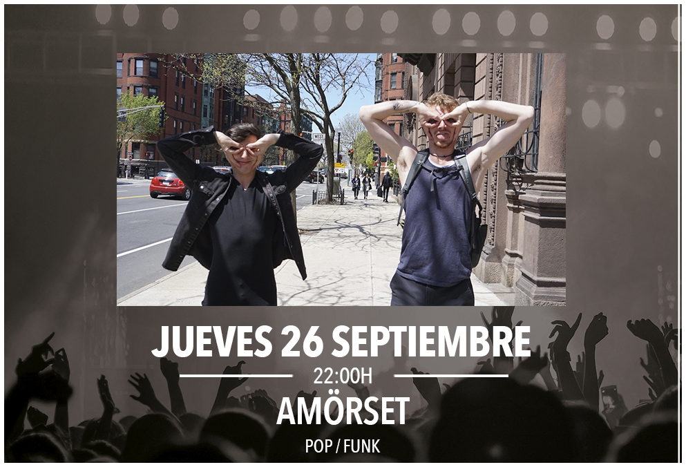 El Dúo Funk AMÖRSET llega a UPPER CLUB