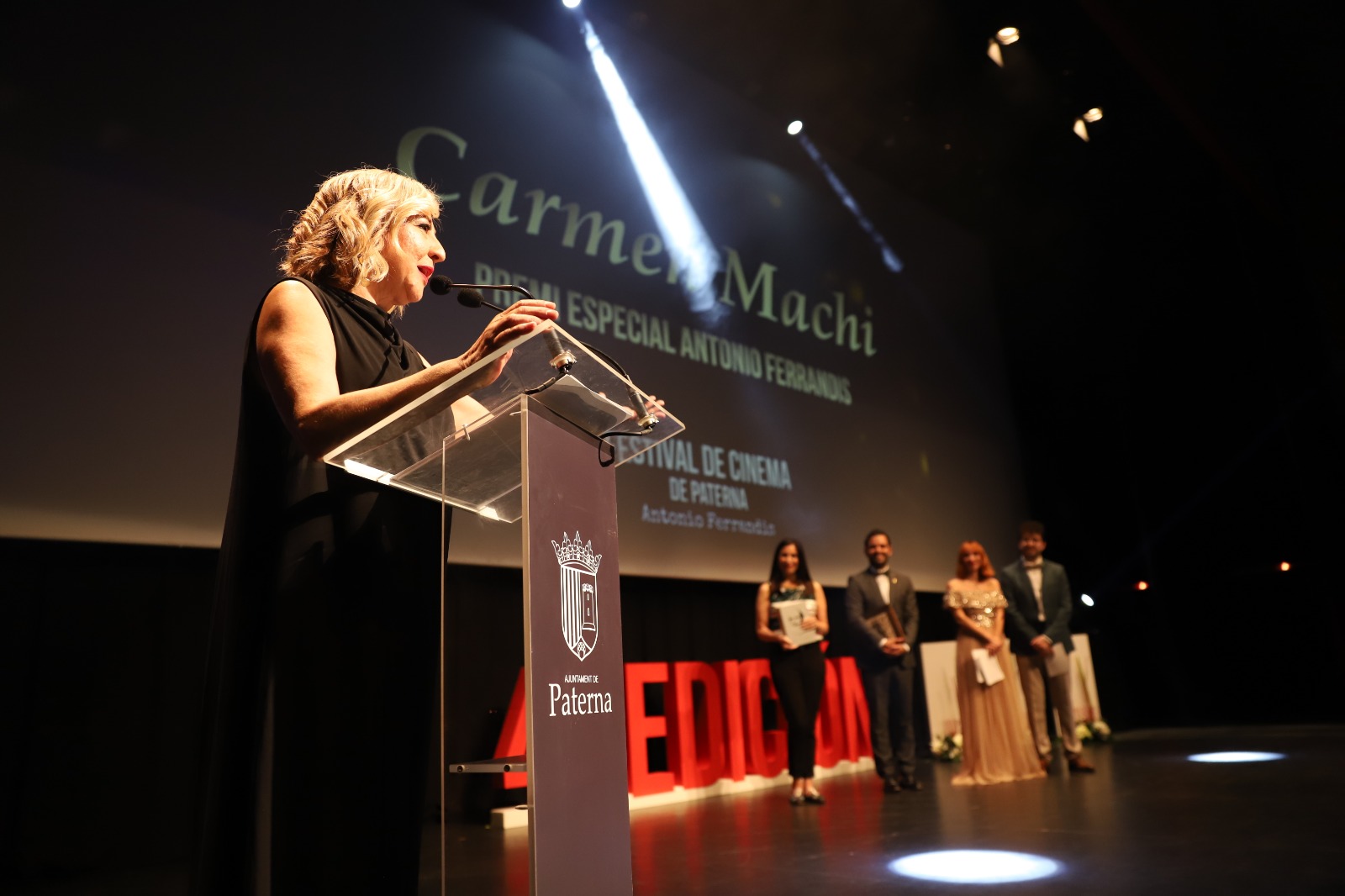 Carmen Machi recibe el Premio Honorífico de la IV Edición del Festival de Cine de Paterna