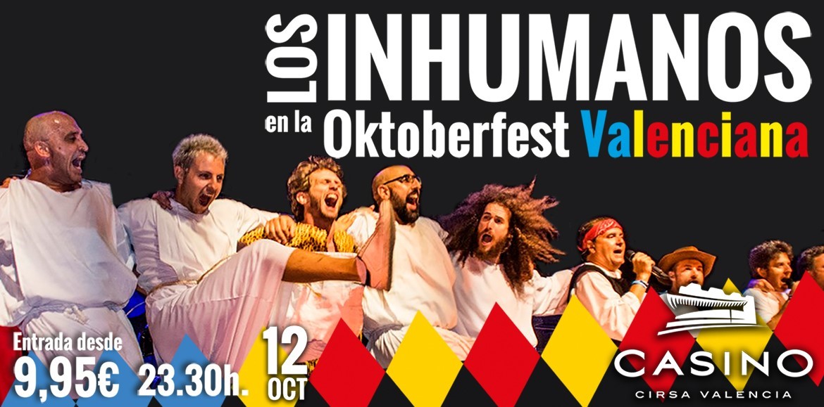 Concierto de Los Inhumanos en Casino Cirsa Valencia