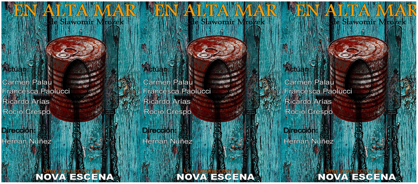 “EN ALTA MAR” – Teatro Carolina