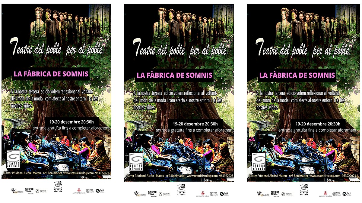 Teatre del Poble per al Poble: LA FABRICA DE SOMNIS