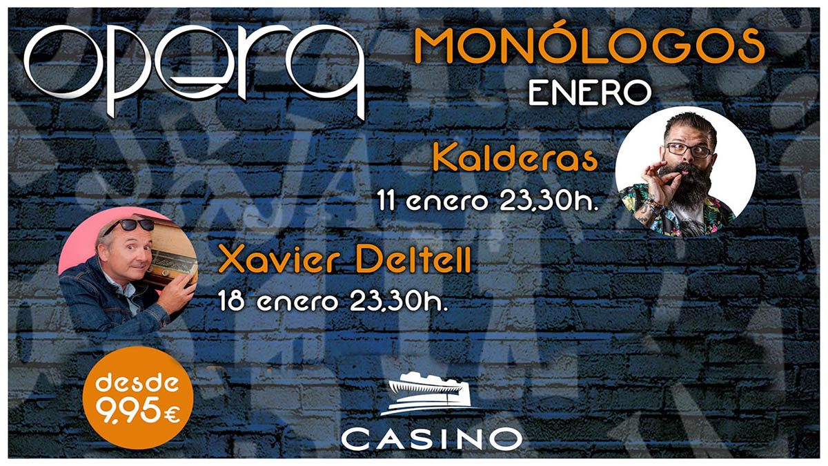 Xavier Deltell encabeza el cartel de cómicos de enero en Casino Cirsa Valencia