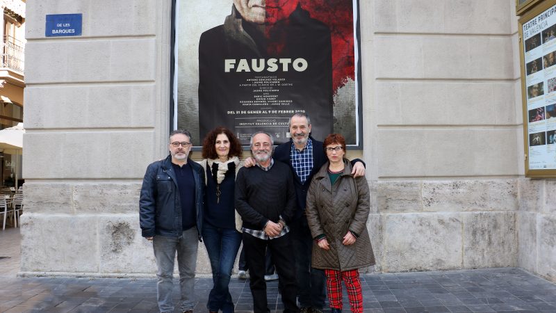 El Institut Valencià de Cultura presenta su producción “FAUSTO” en castellano