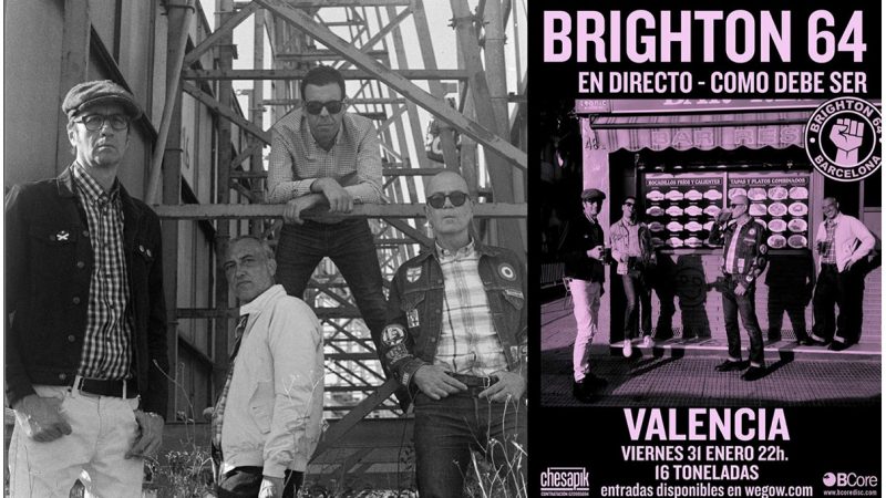 La mítica banda Brighton 64 presenta en Valencia su último álbum, ‘Como debe ser’