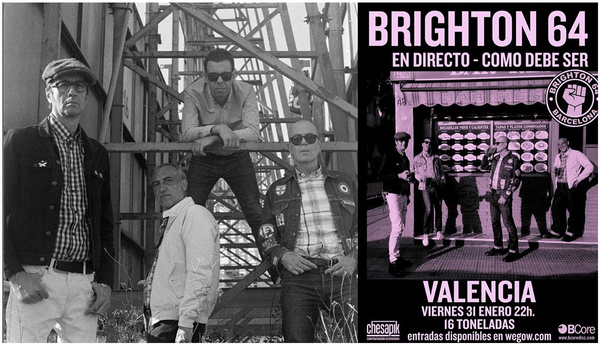 La mítica banda Brighton 64 presenta en Valencia su último álbum, ‘Como debe ser’