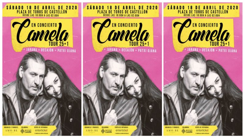 CAMELA EN CONCIERTO 25 ANIVERSARIO + JARANA + DECAJÓN + PATXI OJANA en Castellón