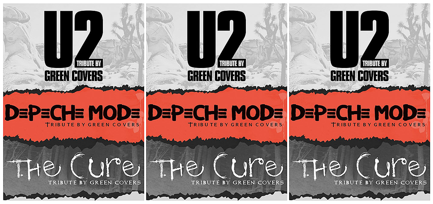 La Música de U2, DEPECHE MODE y THE CURE, protagonista del Concierto  Tributo de GREEN COVERS