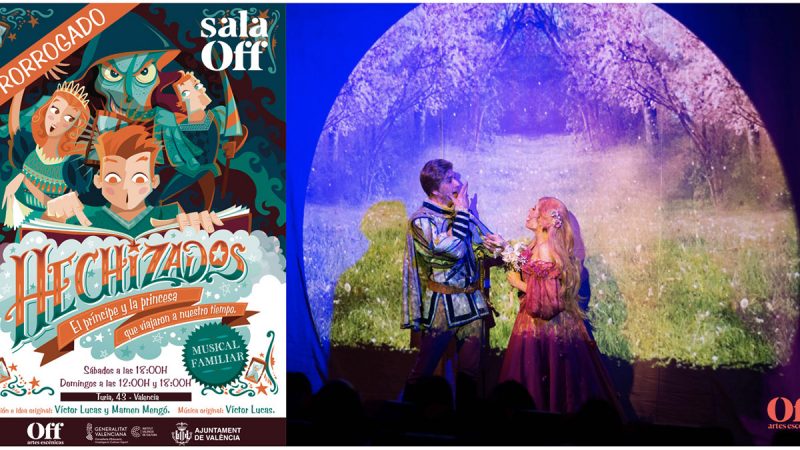 La Sala OFF prorroga el musical familiar “HECHIZADOS. El príncipe y la princesa que viajaron a nuestro tiempo”