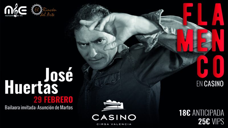 José Huertas en Casino Cirsa Valencia