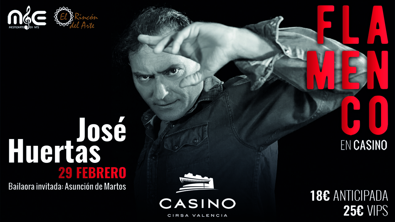 José Huertas en Casino Cirsa Valencia