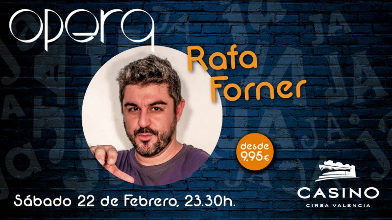 Rafa Forner celebra 25 años 🎂😄 sobre el escenario en la sala Opera de Casino Cirsa Valencia
