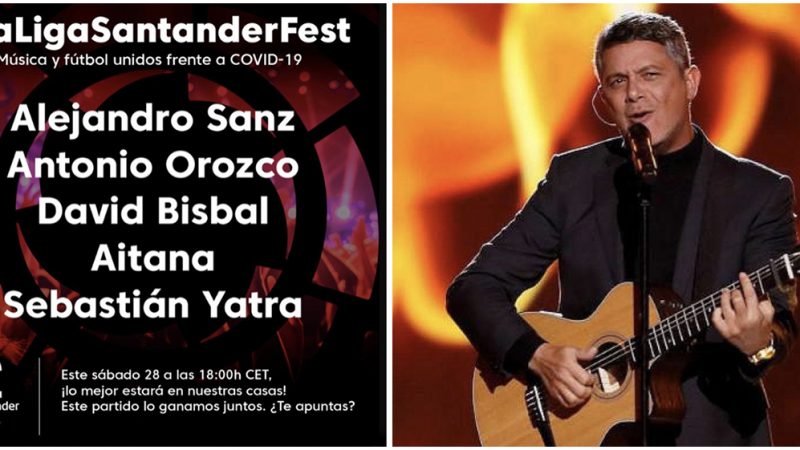 Alejandro Sanz encabeza el cartel del festival organizado por La Liga