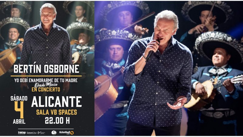 Bertín Osborne llega a Alicante con su nueva gira