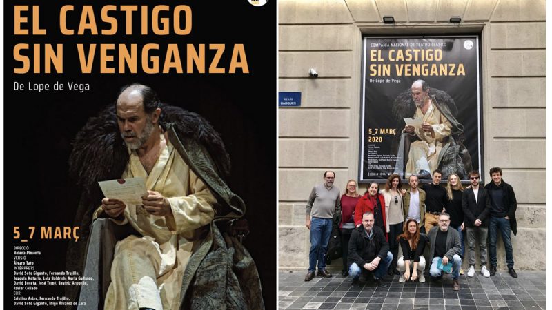 El IVC presenta ‘El castigo sin venganza’ de Lope de Vega en el Teatro Principal