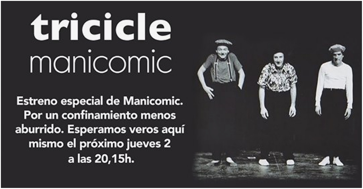 TRICICLE ofrece en abierto”MANICOMIC”