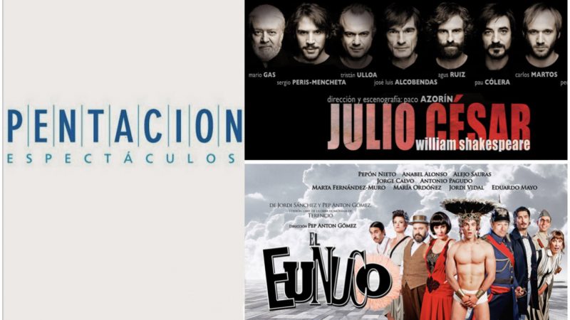 Pentación presenta ‘Julio César’ y ‘El eunuco’, GRATIS en “PANTALLA PENTACIÓN”