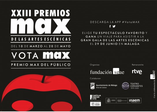 La Fundación SGAE anuncia la apertura del Premio Max del Público