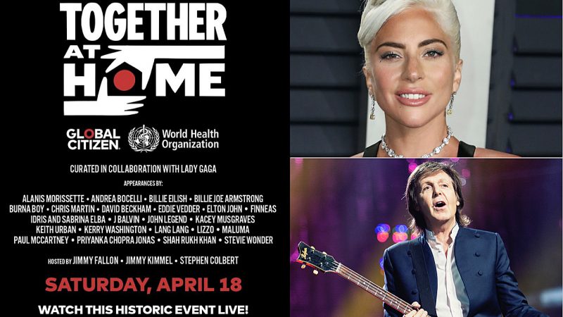 Lady Gaga anuncia un concierto solidario de grandes artistas contra el coronavirus