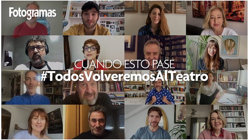 Fotogramas lanza la campaña #TodosVolveremosAlTeatro