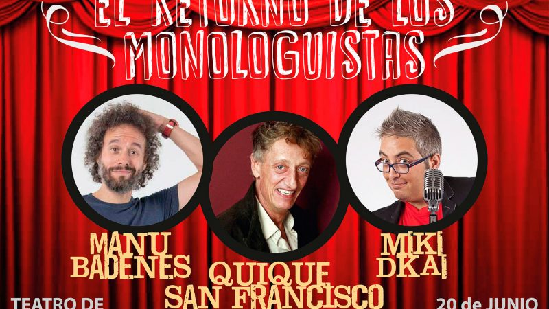 Vuelven los monólogos al teatro!!