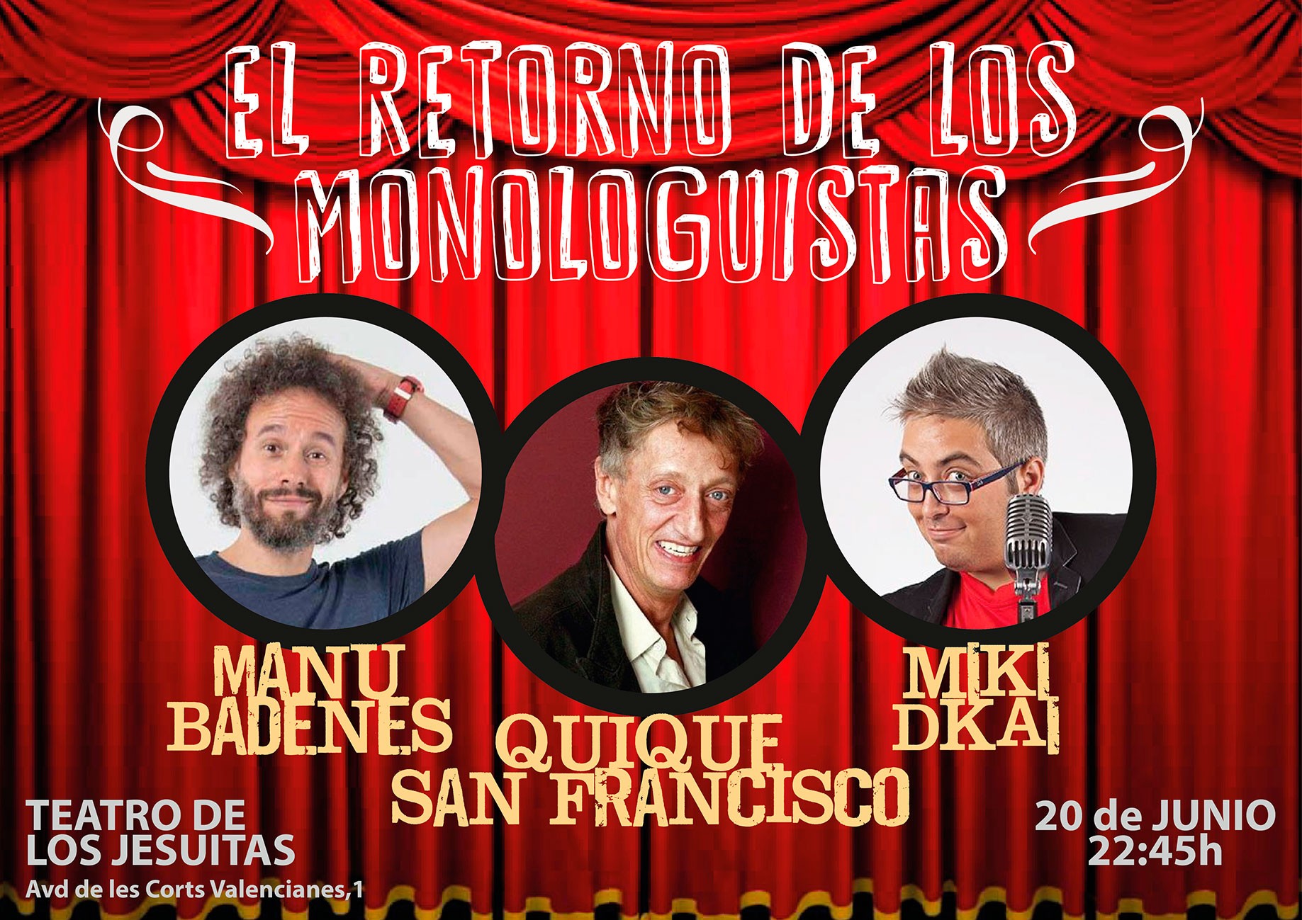 Vuelven los monólogos al teatro!!