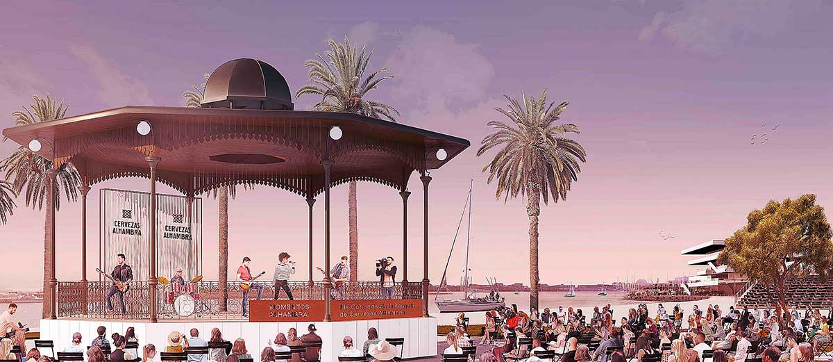 Los conciertos de La Pèrgola vuelven a La Marina de Valencia
