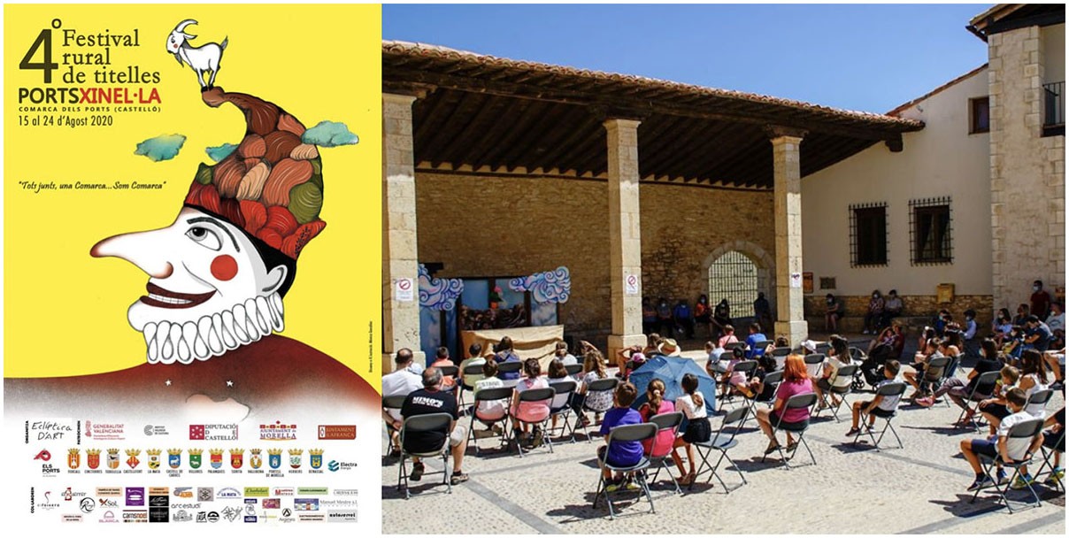 El 4º Festival rural de TÍTERES PORTSXINEL·LA de ELS PORTS cruza su ecuador con gran aceptación