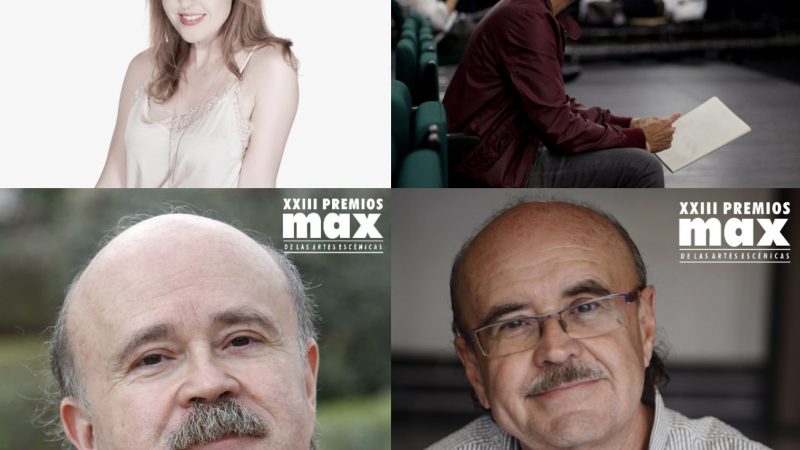 Finalistas al Premio Max 2020 para la categoría de Mejor Autoría Teatra