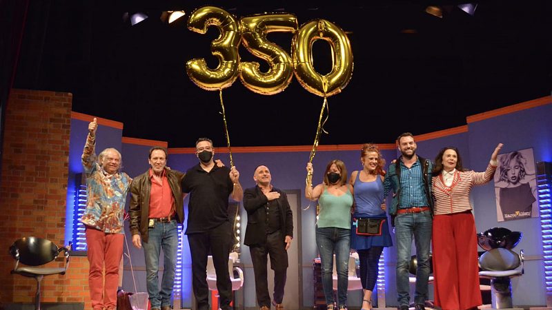 “POR LOS PELOS” cumple 350 funciones 🎈 3️⃣  5️⃣  0️⃣  🎈