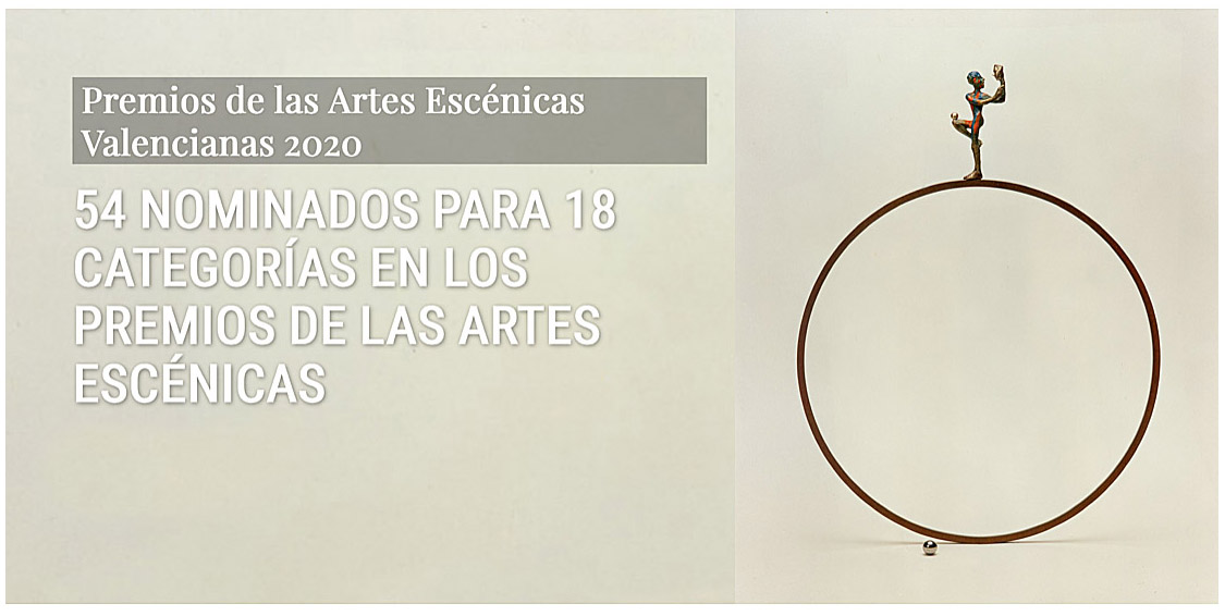 Conoce los nominados a los Premios de las Artes Escénicas Valencianas 2020