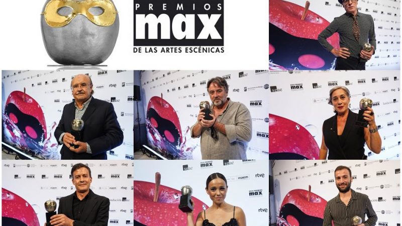 Académicas y académicos galardonados en los XXIII Premios Max