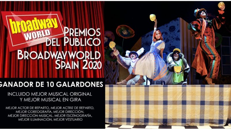 La compañía valenciana Trencadís triunfa con su musical ALICIA en los Premios Broadwayworld Spain