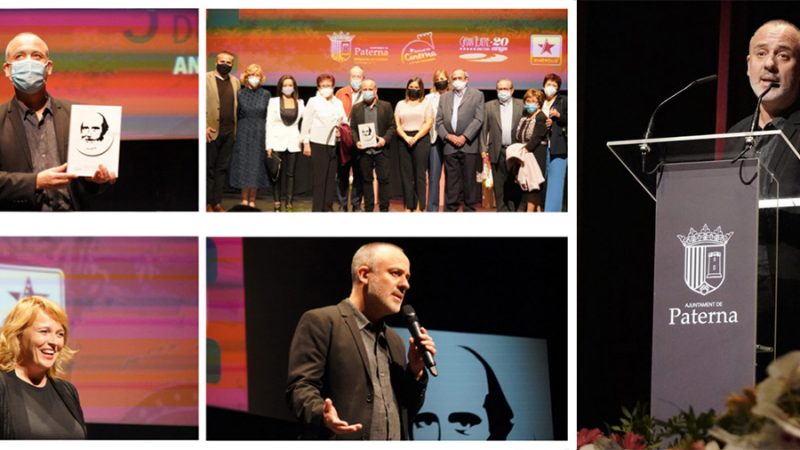 Javier Gutiérrez recoge el V Premio del Festival Antonio Ferrandis de Paterna
