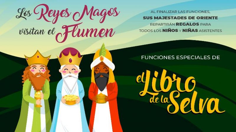 LOS REYES MAGOS SE APUNTAN, ESTAS FIESTAS, A IR AL TEATRO FLUMEN