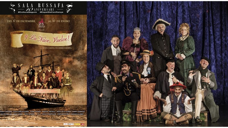 Sala Russafa estrena su producción navideña Y la nave, vuelve! una comedia musical con cuarentena incluida