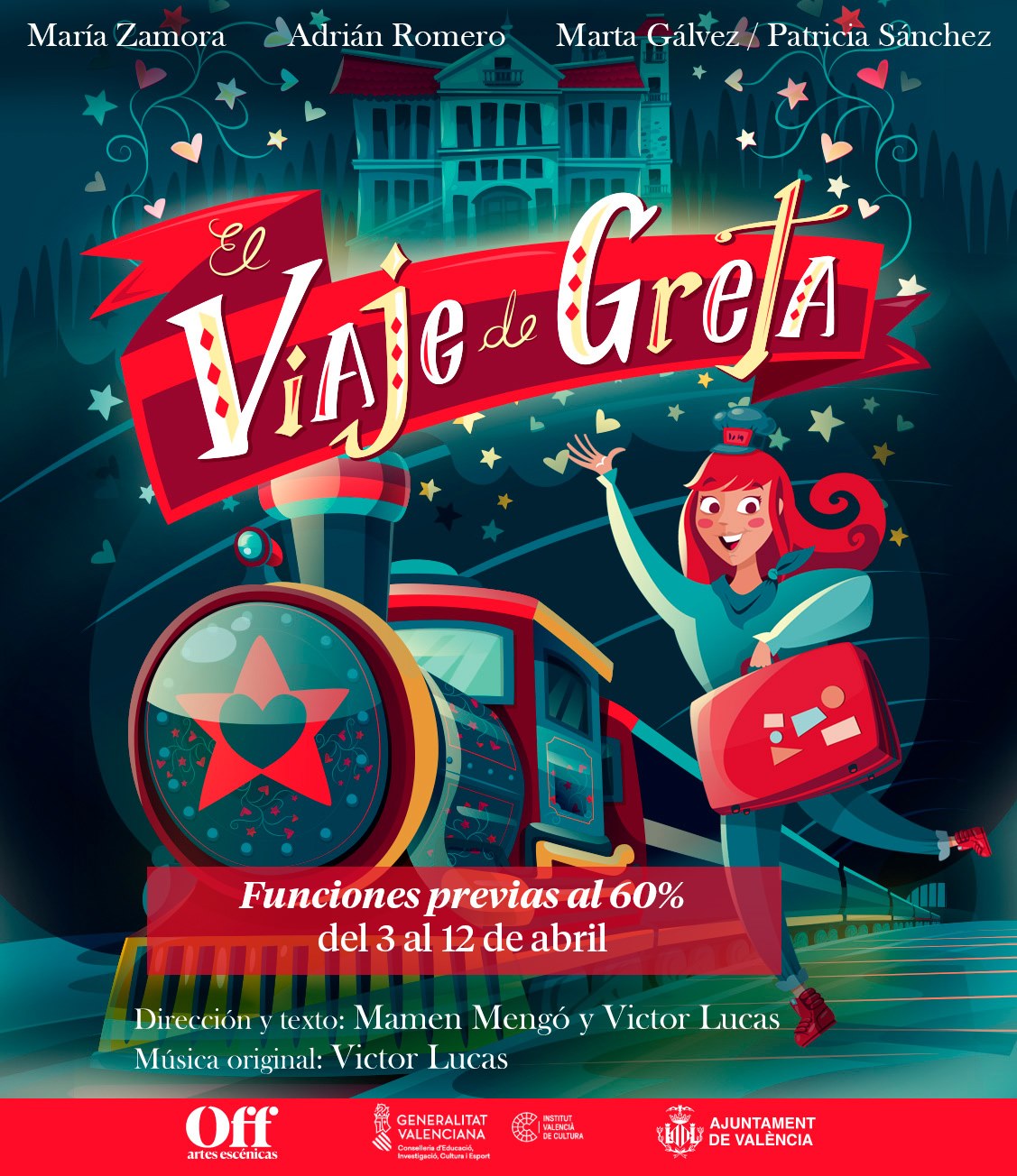 El musical familiar “El Viaje de Greta” llega a la Sala Off esta Semana Santa con funciones previas exclusivas