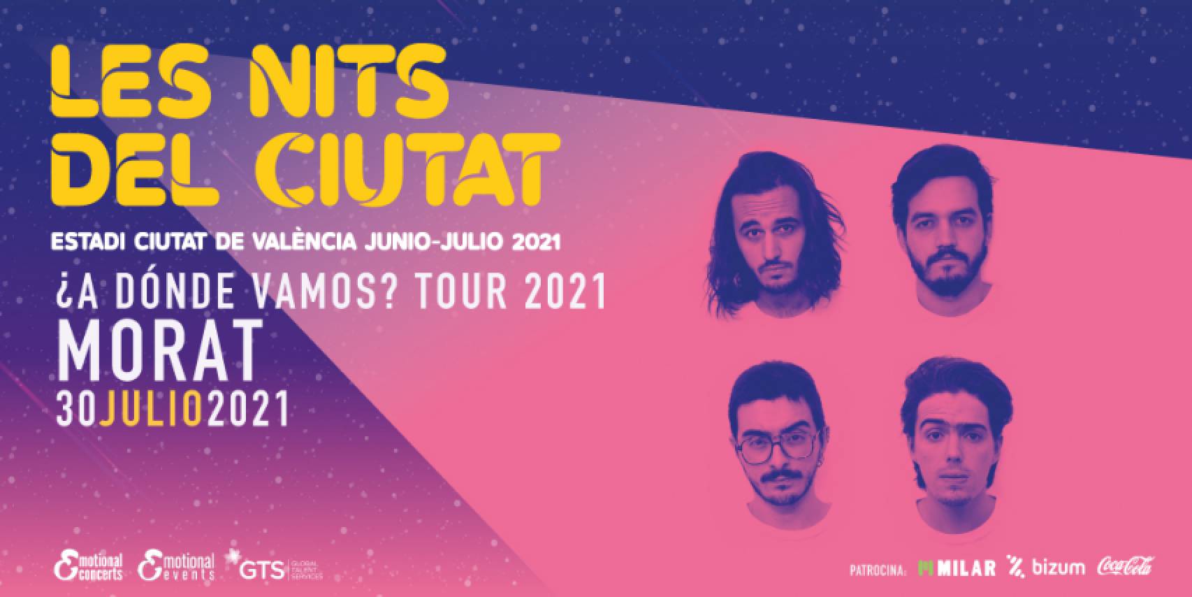 Nuevo concierto de MORAT en Valencia