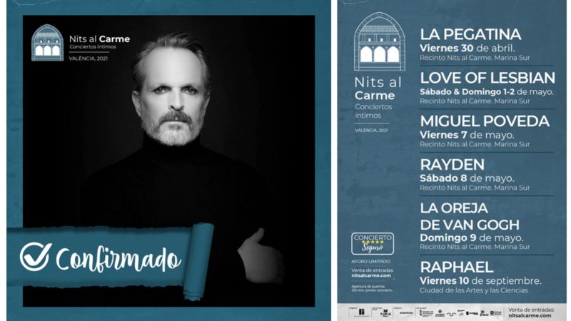 Concierto íntimo de MIGUEL BOSÉ en Valencia