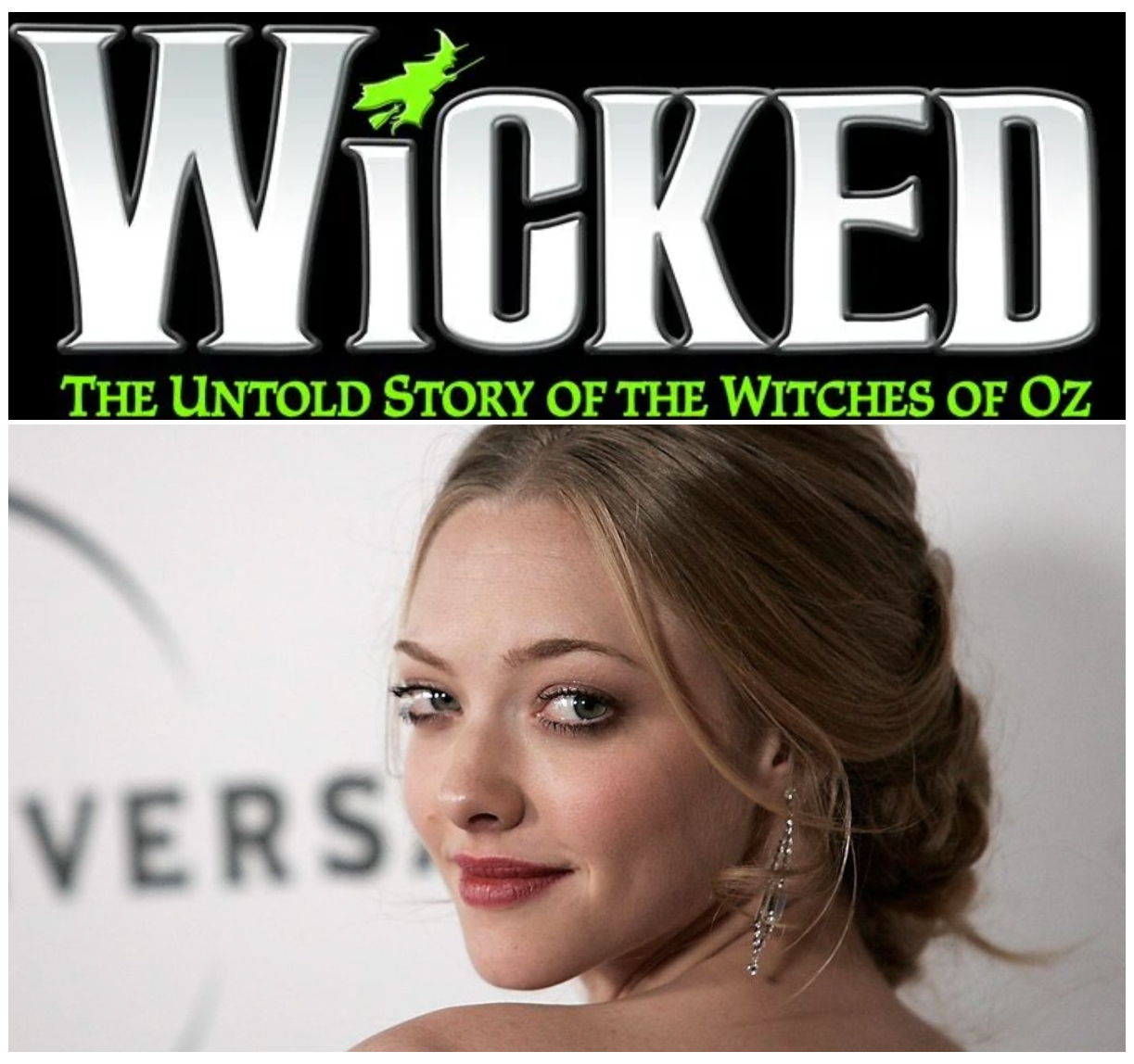 Amanda Seyfried afirma su deseo de ser Glinda en la próxima película de Wicked