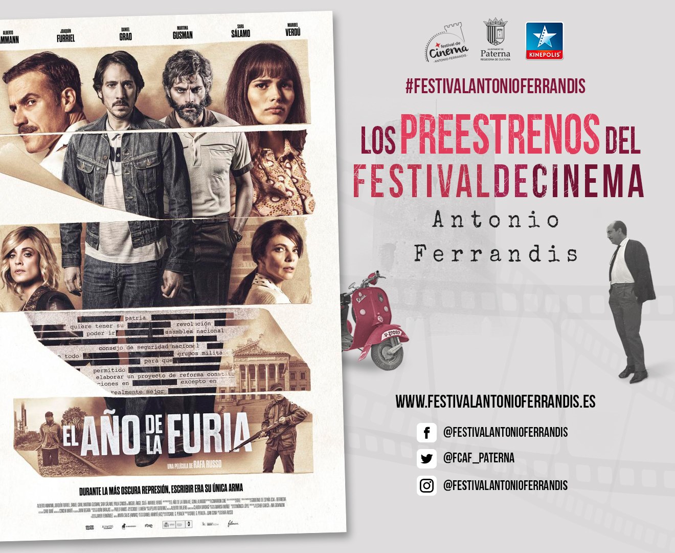 Regresan los preestrenos del Festival Antonio Ferrandis